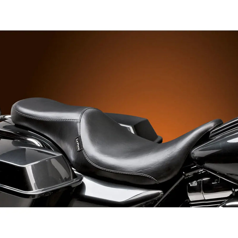 Le Pera Silhouette 2-Up Seat for Harley 08-25 Touring (excl. 23-25 CVO; 24-25 Road Glide / Street Glide) / Black  - Customhoj