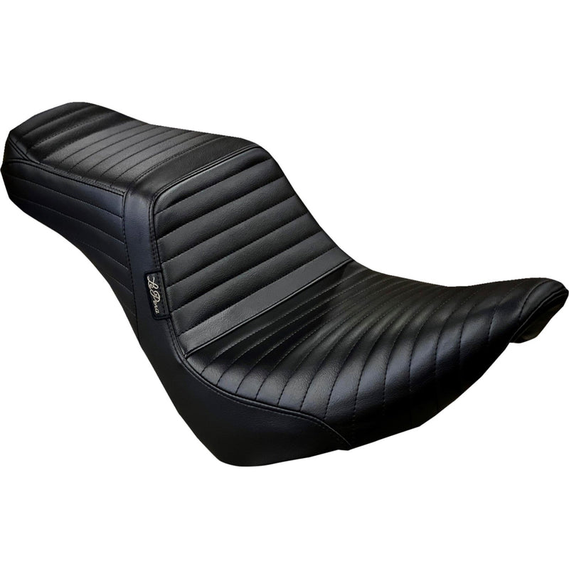 Le Pera Tailwhip 2-Up Seat for Harley 18-25 Softail Sport Glide & Low Rider / S / ST / Pleated Black  - Customhoj