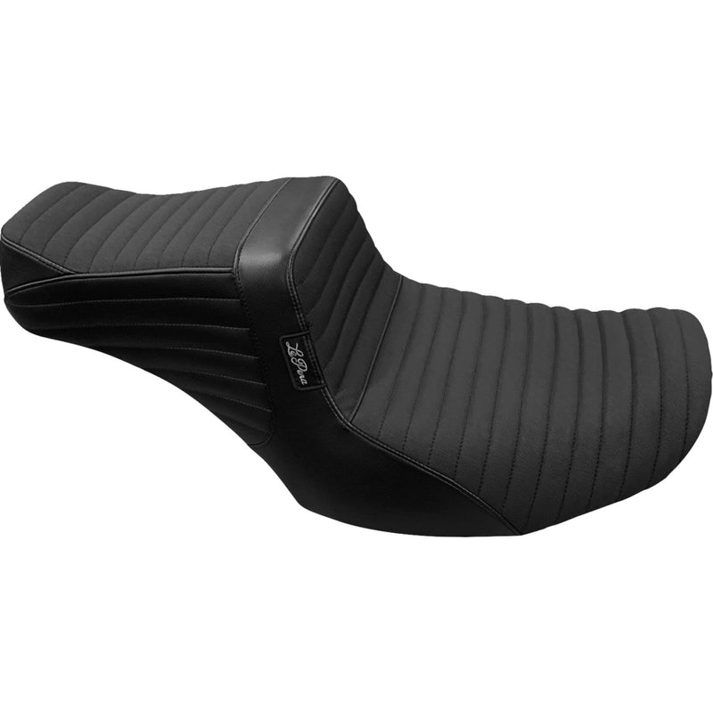 Le Pera Tailwhip 2-Up Seat for Harley 24-25 Touring Road Glide / Street Glide / Pleated / Gripper Black  - Customhoj