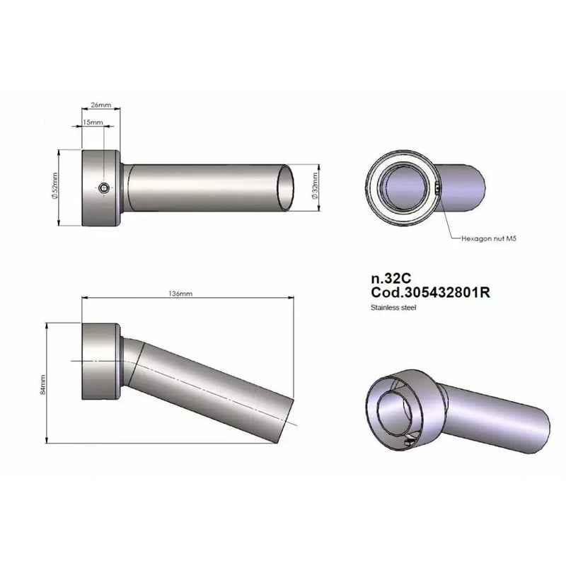 LeoVince DB Killer Noise Damper 305432801R