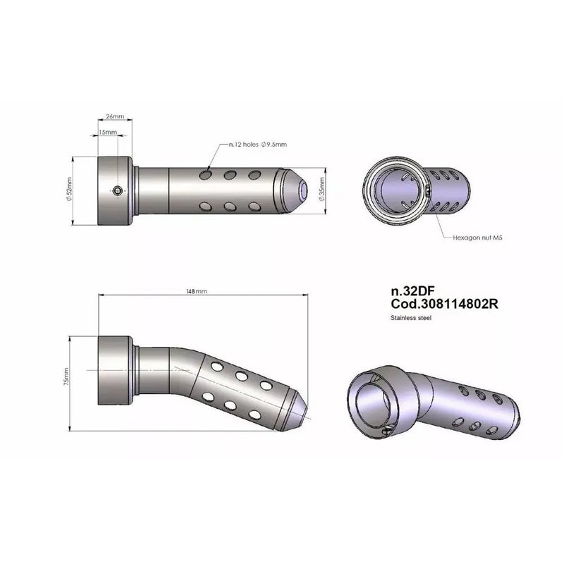 LeoVince DB Killer Noise Damper 308114802R