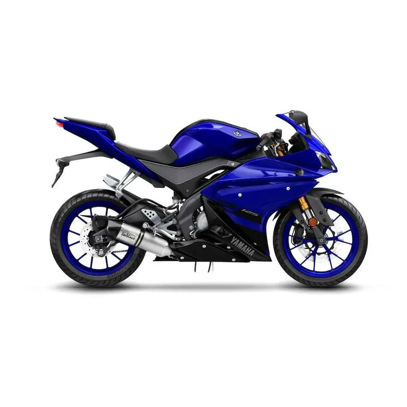 LeoVince LV One Evo Exhaust System for Yamaha 17-18 YZF-R 125 (Stainless steel muffler) (ECE-approved) (14261EK)  - Customhoj