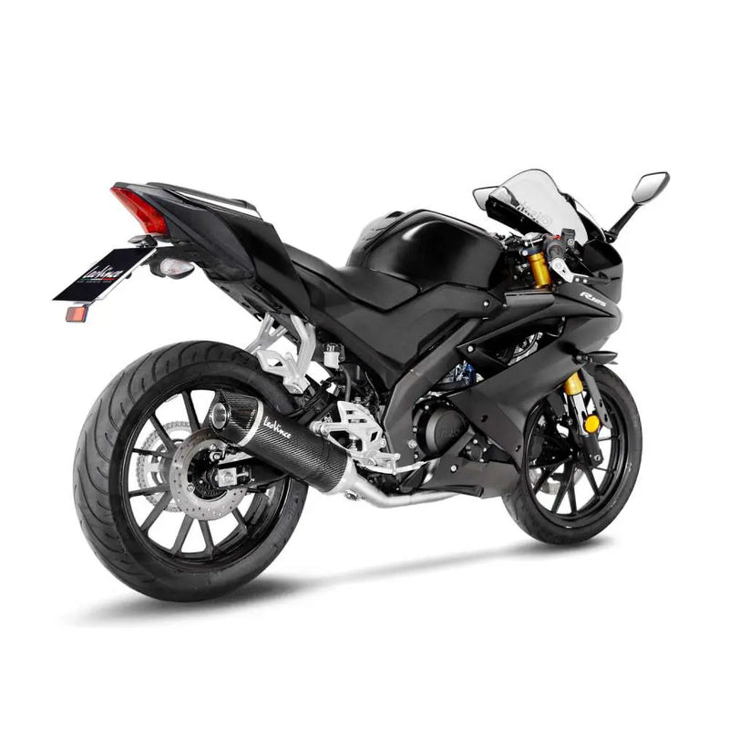 LeoVince LV One Evo Exhaust System for Yamaha 19-20 YZF-R 125 (Carbon muffler) (ECE-approved) (14341EK)  - Customhoj