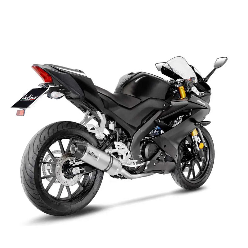 LeoVince LV One Evo Exhaust System for Yamaha 19-20 YZF-R 125 (Stainless steel muffler) (ECE-approved) (14340EK)  - Customhoj
