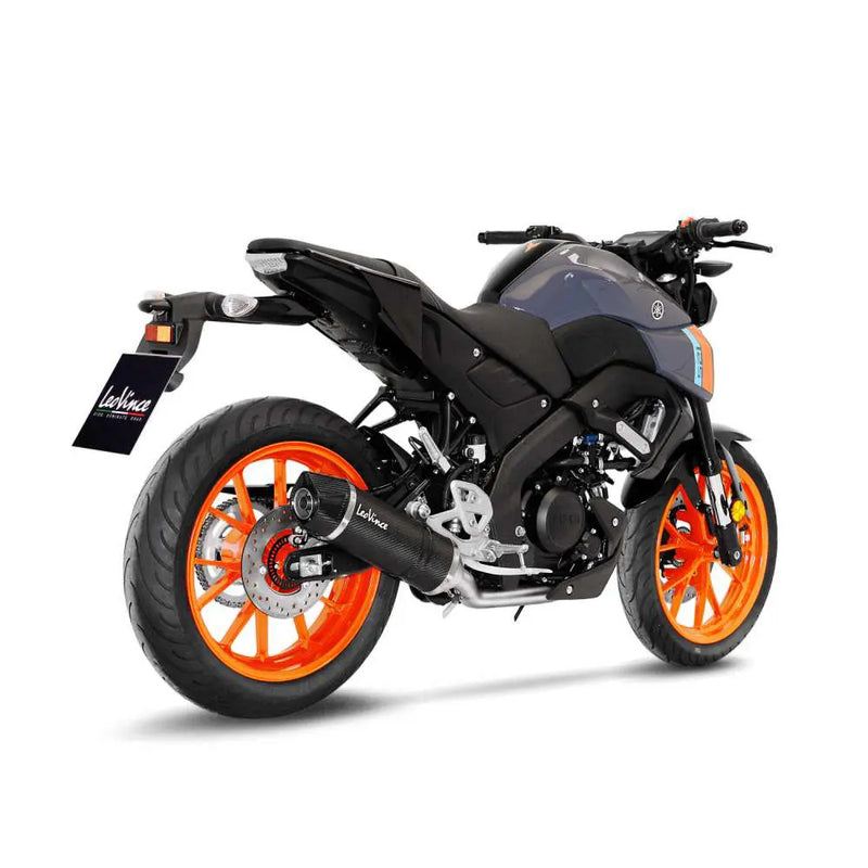 LeoVince LV One Evo Exhaust System for Yamaha 21-24 MT-125 (Carbon muffler) (ECE-approved) (14366EK)  - Customhoj