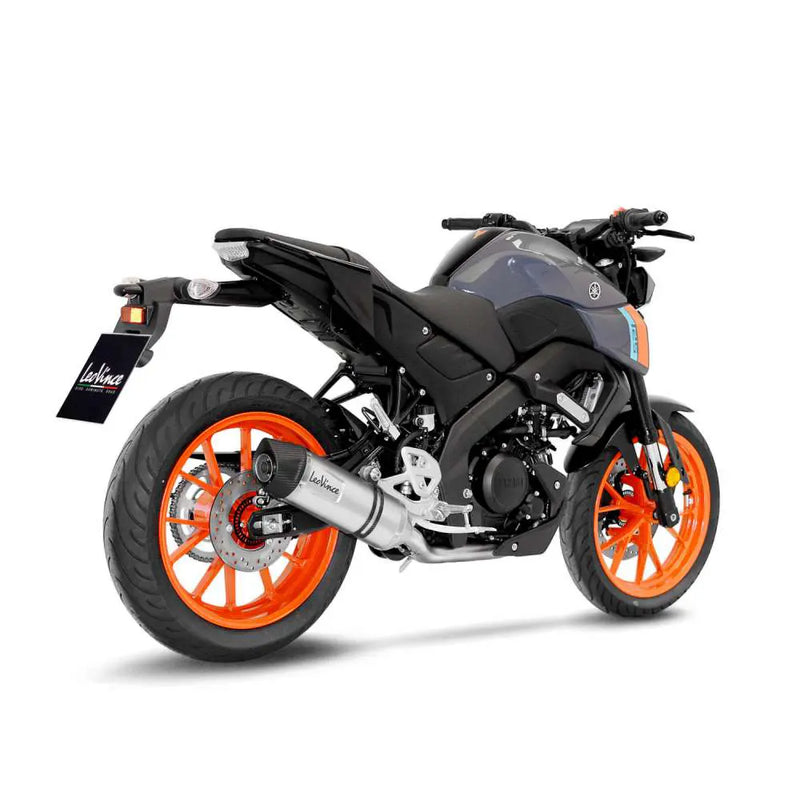LeoVince LV One Evo Exhaust System for Yamaha 21-24 MT-125 (Stainless steel muffler) (ECE-approved) (14365EK)  - Customhoj