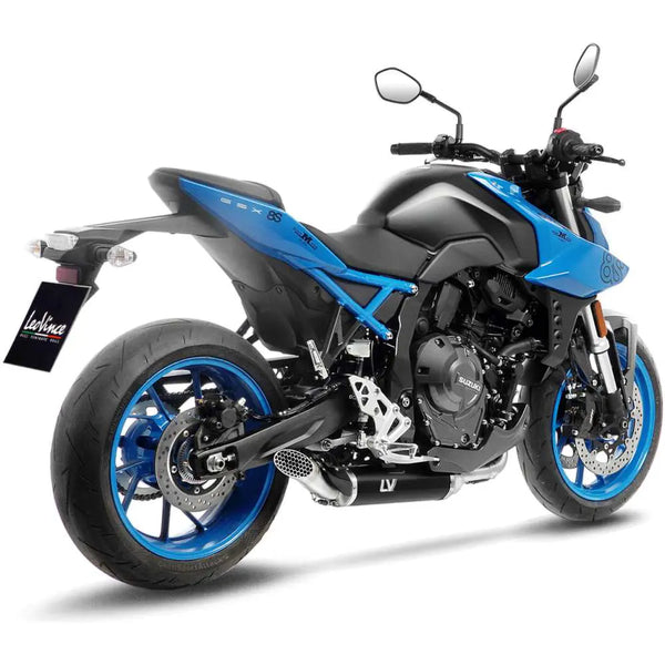 LeoVince LV Race Exhaust System for Suzuki 23-24 GSX-8S (Stainless steel muffler) (ECE-approved) (14442EBK)  - Customhoj