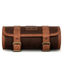 Longride Classic Round Motorcycle Tool Bag Brown  - Customhoj