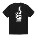 Loser Machine Good Luck Fingers T-Shirt Black / S  - Customhoj