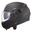 LS2 Advant II Flip-up Motorcycle Helmet Matte Black / XS (53-54cm)  - Customhoj