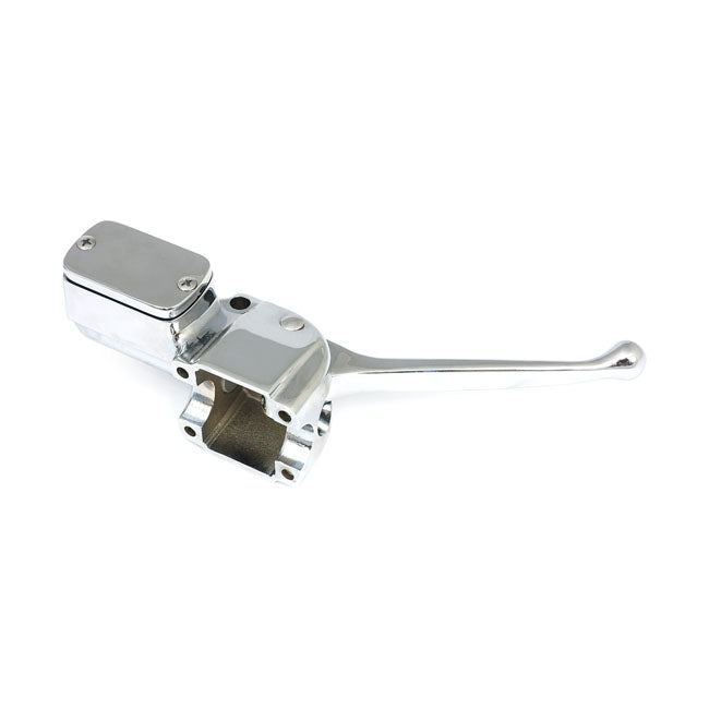 MCS Brake Lever Assembly 72-81 FL (3/4" bore) / Chrome OEM Style Handlebar Master Cylinder Assembly for Harley Customhoj