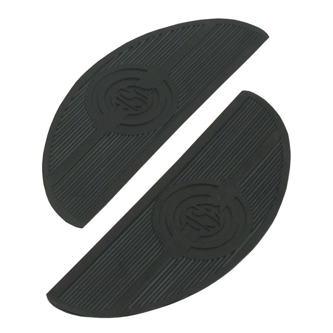MCS Floorboard Accessories Oval Replacement Pads Floorboards for Harley Customhoj