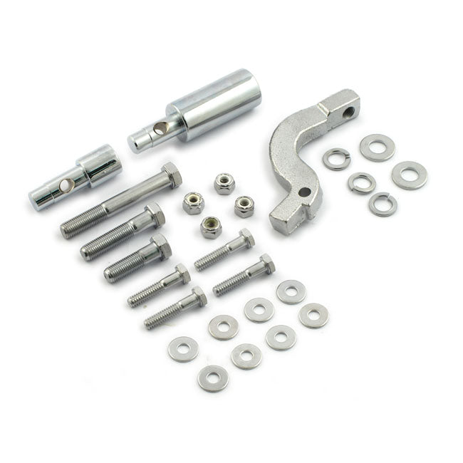 MCS Floorboard Brackets 65-84 FL with alu primary Floorboard Mounting Bracket Kit for Harley Customhoj