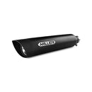 Miller Custom Euro 4/ 5 Slip-On Muffler for Honda 20-24 Rebel CMX500 / Matte Black / Slash Cut Matte Black  - Customhoj