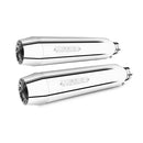Miller Magellan Euro 3 Slip-On Mufflers for Kawasaki 09-16 VN1700 Vulcan Classic / Light Tourer / Polished / Tapered Polished  - Customhoj