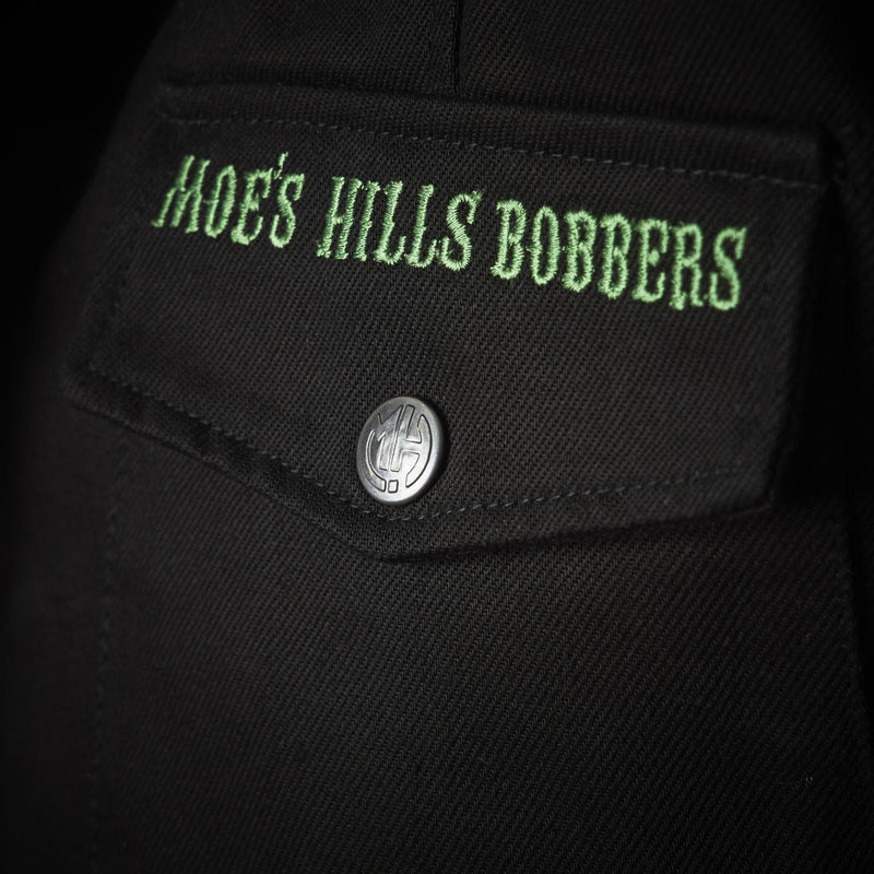 Moe's Hills Bobbers Green Lined Flannel Jacket