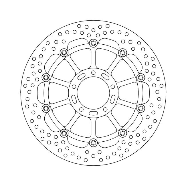 Moto-Master Brake Disc Ducati DesertX 950 2022 Moto-Master Halo Front Right Brake Disc for Ducati Customhoj