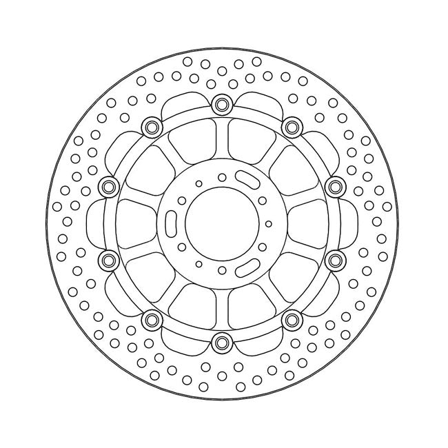 Moto-Master Brake Disc Honda CB 1100 EX (spoked wheels) 14-16 Moto-Master Halo Front Right Brake Disc for Honda Customhoj