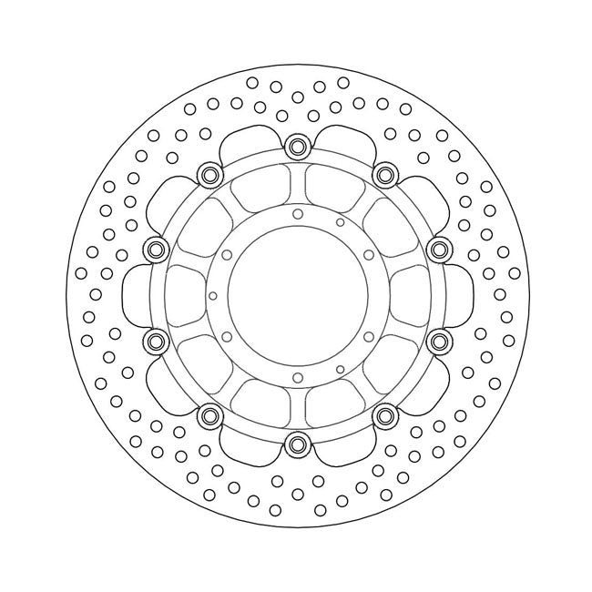 Moto-Master Brake Disc Honda CB 1300 (ABS) 03-12 Moto-Master Halo Front Left Brake Disc for Honda Customhoj