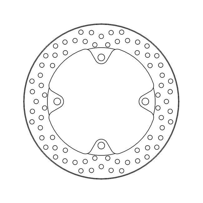 Moto-Master Brake Disc Honda CB 500 X 2022 Moto-Master Halo Rear Brake Disc for Honda Customhoj