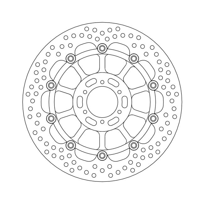 Moto-Master Brake Disc Honda CB 600 F / Hornet 98-06 Moto-Master Halo Front Left Brake Disc for Honda Customhoj