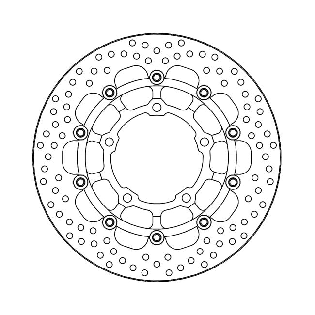 Moto-Master Brake Disc Honda CB 650 R 19-22 Moto-Master Halo Front Right Brake Disc for Honda Customhoj