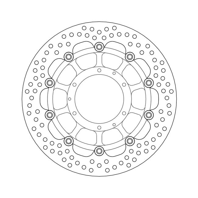 Moto-Master Brake Disc Honda CBR 600 F 01-07 Moto-Master Halo Front Right Brake Disc for Honda Customhoj