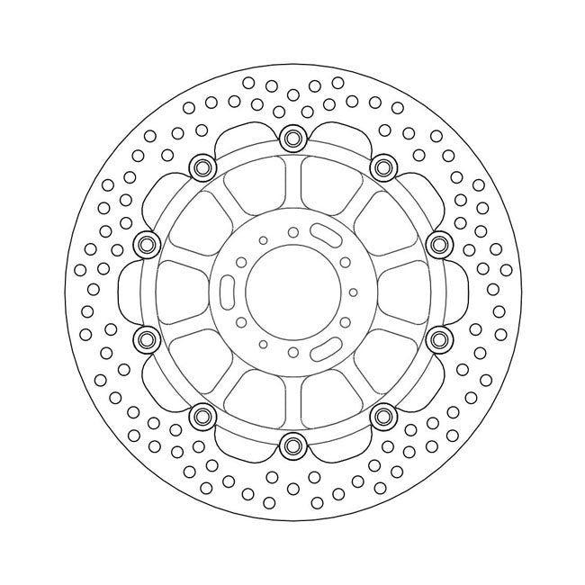 Moto-Master Brake Disc Honda CBR 600 F 99-00 Moto-Master Halo Front Left Brake Disc for Honda Customhoj