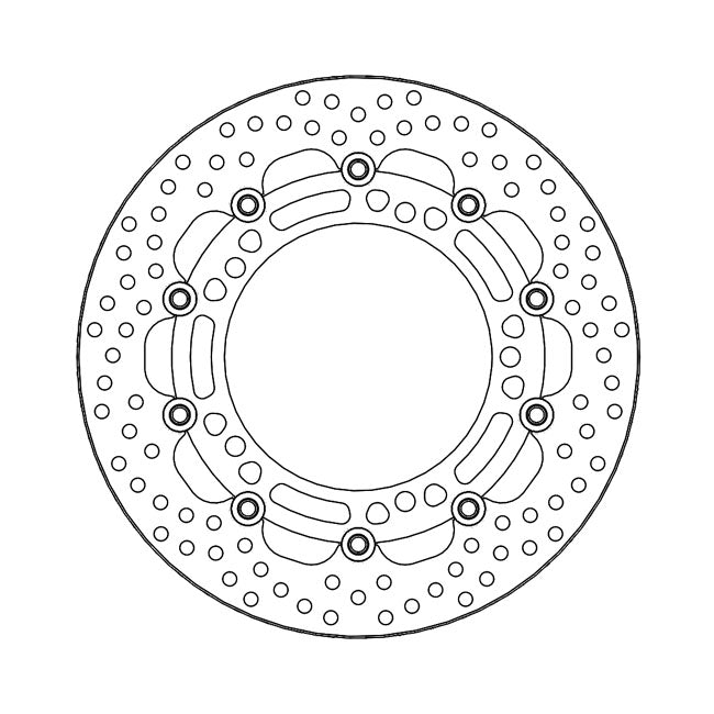 Moto-Master Brake Disc Kawasaki Ninja 650 (ABS) 17-22 Moto-Master Halo Front Left Brake Disc for Kawasaki Customhoj