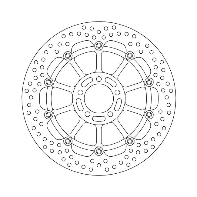 Moto-Master Brake Disc Kawasaki Vulcan 1500 Mean Streak 02-04 Moto-Master Halo Front Left Brake Disc for Kawasaki Customhoj