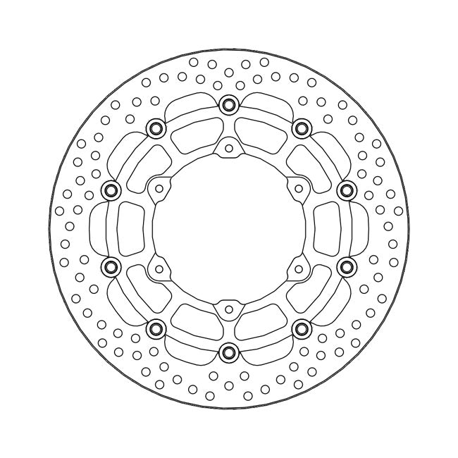 Moto-Master Brake Disc KTM 690 SMC R 14-22 Moto-Master Halo Front Left Brake Disc for KTM Customhoj