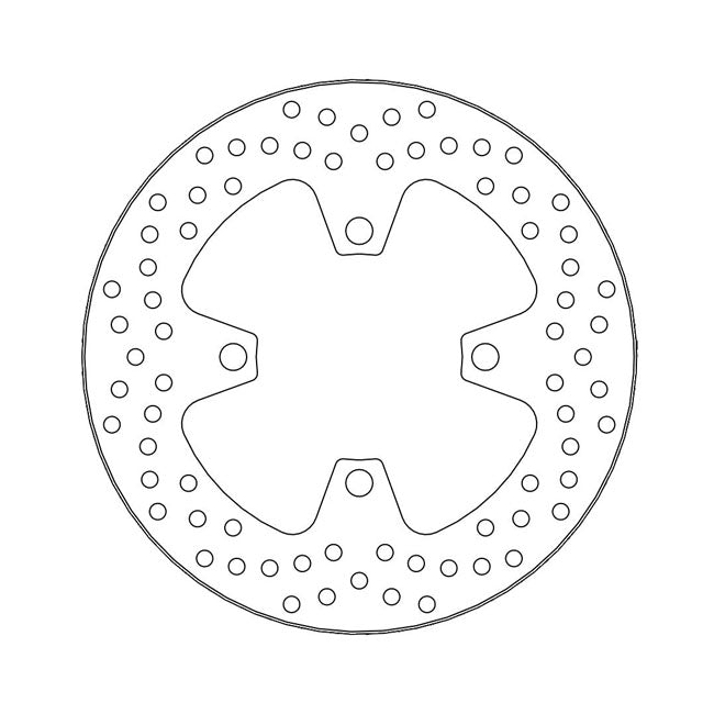 Moto-Master Brake Disc Triumph Daytona 675 13-17 Moto-Master Halo Rear Brake Disc for Triumph Customhoj