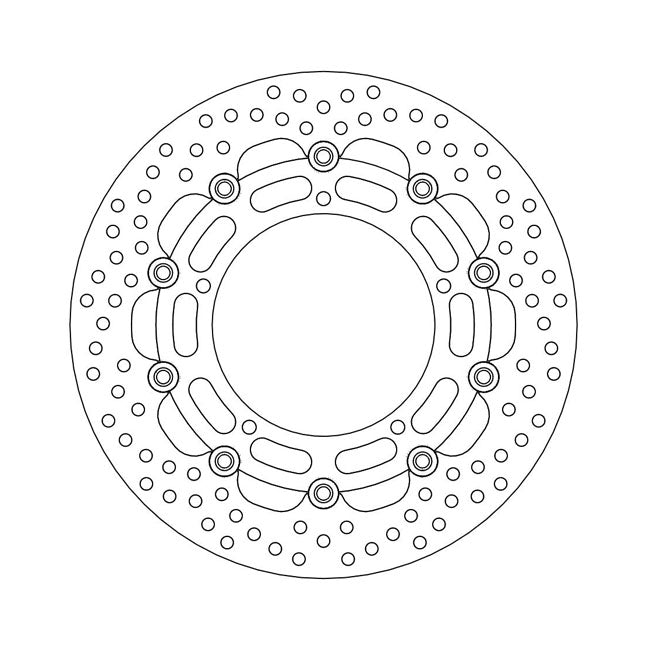 Moto-Master Brake Disc Yamaha FZ6 600 / Fazer / S2 04-10 Moto-Master Halo Front Left Brake Disc for Yamaha Customhoj