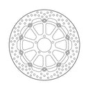 Moto-Master Brake Disc Yamaha YZF R1 1000 SP 2006 Moto-Master Halo Front Right Brake Disc for Yamaha Customhoj