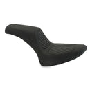 Mustang Fastback 2-Up Seat by Dave Perewitz for Harley 00-05 Softail Standard / Springer / Heritage / Diamond  - Customhoj