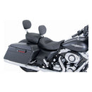 Mustang Passenger Seat with Backrest for Harley 97-25 Touring / Recessed  - Customhoj