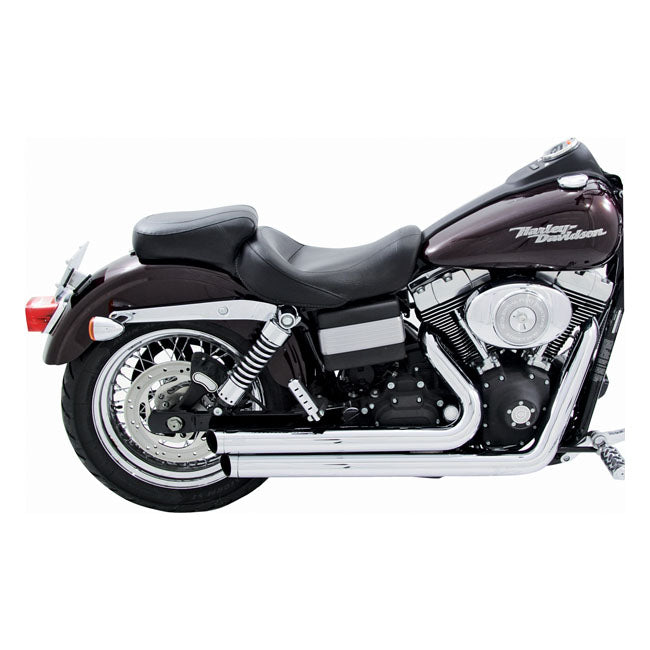 Mustang Standard Touring 2-Up Seat for Harley 06-17 Dyna (excl. 14-17 Fat Bob) / Plain  - Customhoj