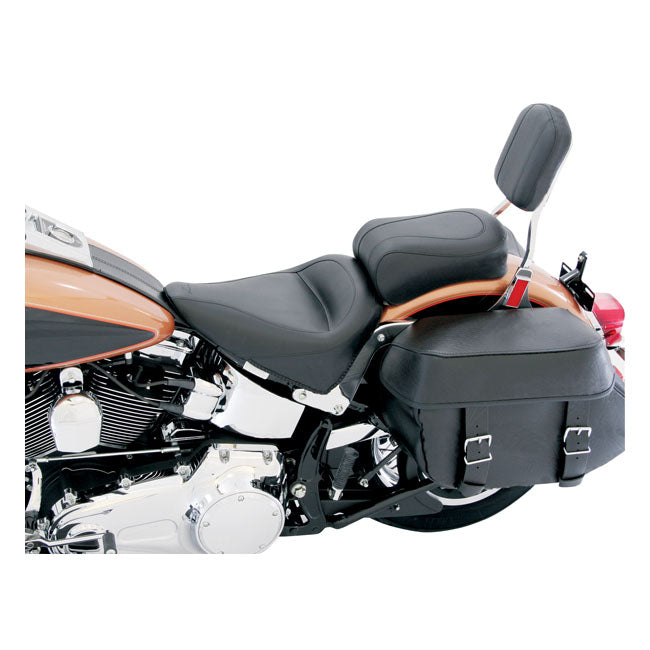 Mustang Standard Touring 2-Up Seat for Harley  - Customhoj
