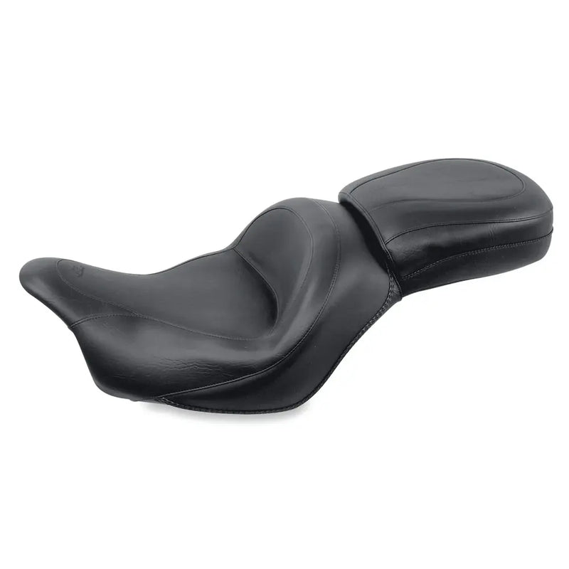 Mustang Standard Touring 2-Up Seat for Kawasaki 09-13 Vulcan 1700 Classic / Plain / Without backrest  - Customhoj