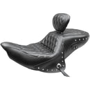 Mustang Standard Touring 2-Up with Heat and Backrest for Indian 15-25 Roadmaster / Diamond / Concho  - Customhoj