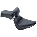 Mustang Standard Touring Solo Seat for Harley 00-17 Softail Deluxe / Springer Classic / Heritage Springer / Plain / With backrest  - Customhoj