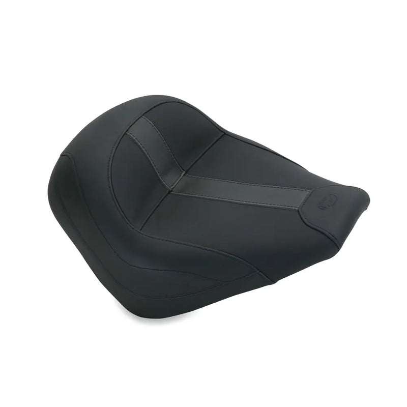 Mustang Standard Touring Solo Seat for Indian 15-24 Scout (excl. Bobber) / Black / Plain / Without backrest  - Customhoj
