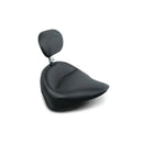 Mustang Wide Touring Solo Seat for Harley 84-99 Softail / Plain / With backrest  - Customhoj