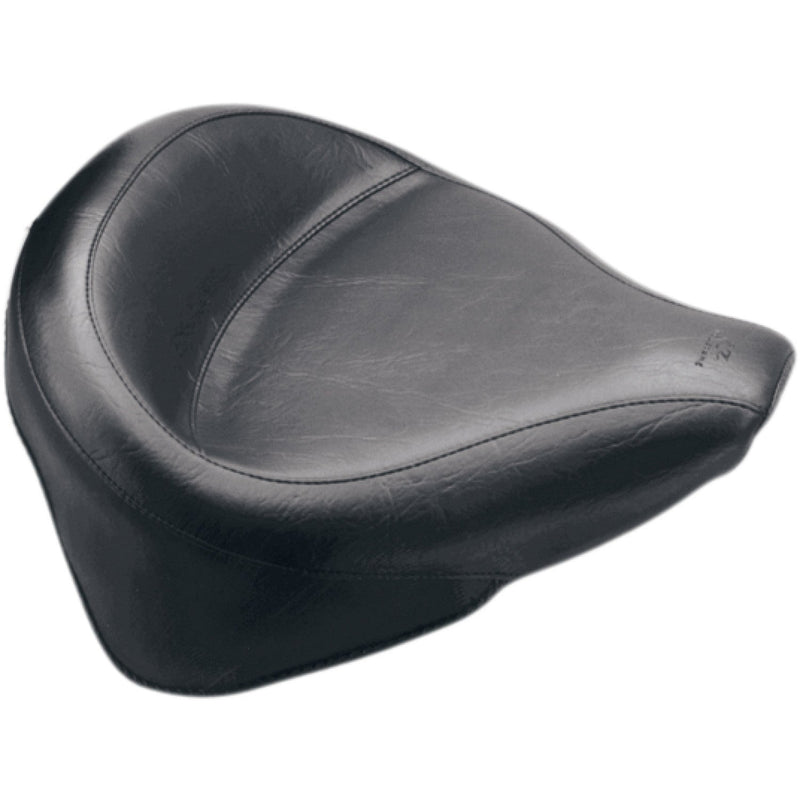 Mustang Wide Touring Solo Seat for Harley 84-99 Softail / Plain / Without backrest  - Customhoj
