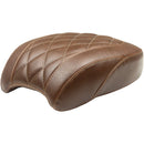 Mustang Wide Tripper Passenger Seat for Harley 18-21 Softail Slim / Distressed Brown / Diamond  - Customhoj