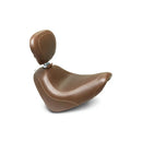 Mustang Wide Tripper Solo Seat for Harley 18-23 Softail Fat Bob / Plain / Distressed Brown / With backrest  - Customhoj