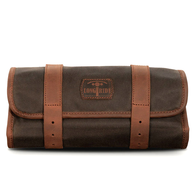 Longride Bolsa de herramientas clásica cuadrada para motocicleta