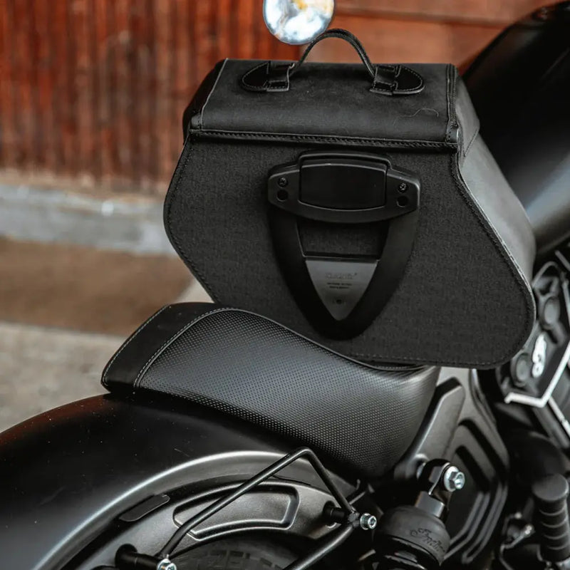 Longride Juego de alforjas para motocicleta Heritage 23L Click-On