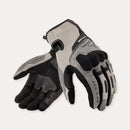 REV'IT! Cavern Motorcycle Gloves Light Grey/Black / S  - Customhoj