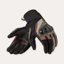 REV'IT! Combustion Motorcycle Gloves Black/Brown / S  - Customhoj